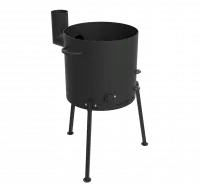 Печь под казан 12 литров "Кайзер-12Т" с дымоходом (d=40см)
