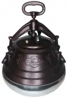 Афганский казан двухцветный с ручками, алюминиевый, 20л.