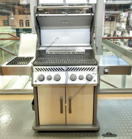 Газовый гриль NAPOLEON Rogue-525 SE c ИК конфоркой (нерж. сталь)