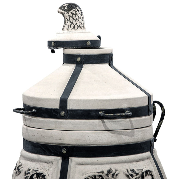 Тандыр "Степной NEW 2023" с откидной крышкой и подставкой