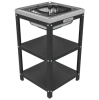Стол металлический 50x50x85см с мойкой из нерж. стали
