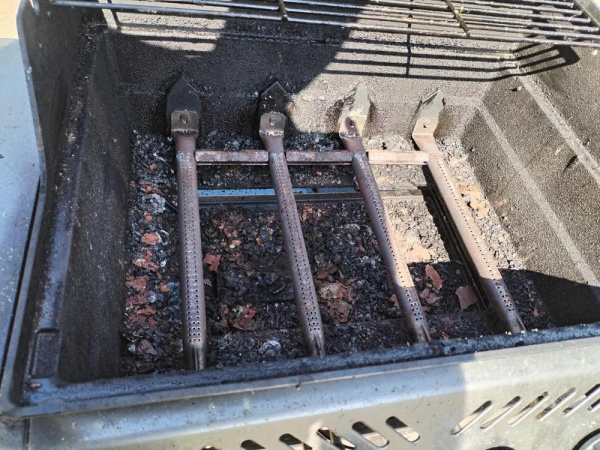 Чистка газового гриля
