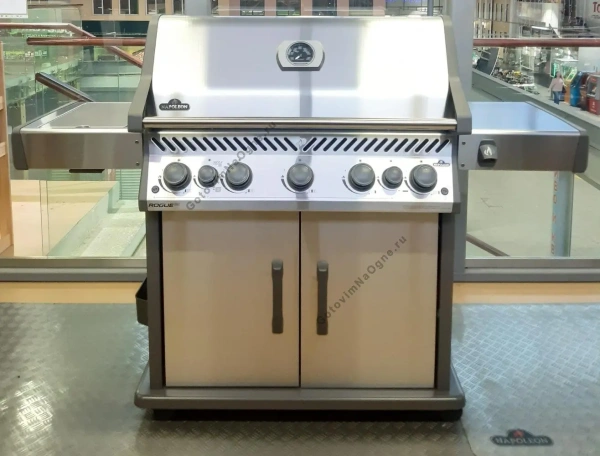 Газовый гриль NAPOLEON Rogue-625 SE с ИК конфоркой (нерж. сталь)