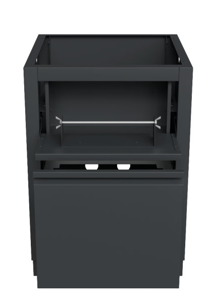 Тумба для мусора с держателем бумажных полотенец 