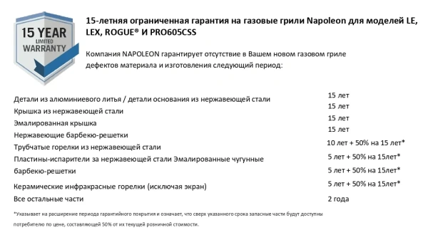Газовый гриль NAPOLEON Rogue-525 SE c ИК конфоркой (нерж. сталь)