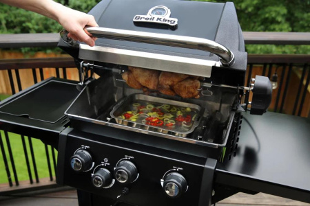 Газовый гриль BROIL KING Royal Shadow 340 с конфоркой                          