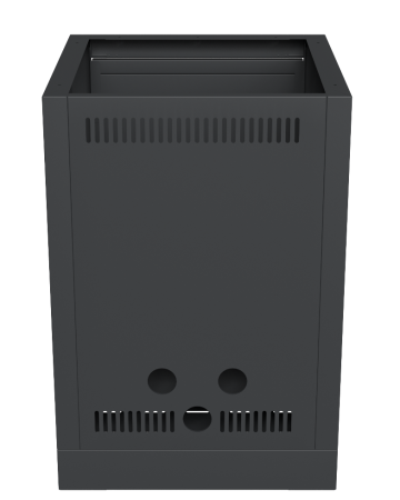 Тумба с двумя выдвижными ящиками и фальш-панелью