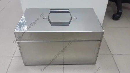 Коптильня Grillver 410х250х230мм. из нерж. стали