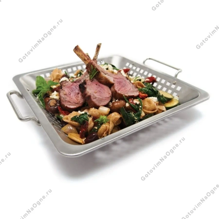 Квадратный вок из нержавеющей стали, BROIL KING