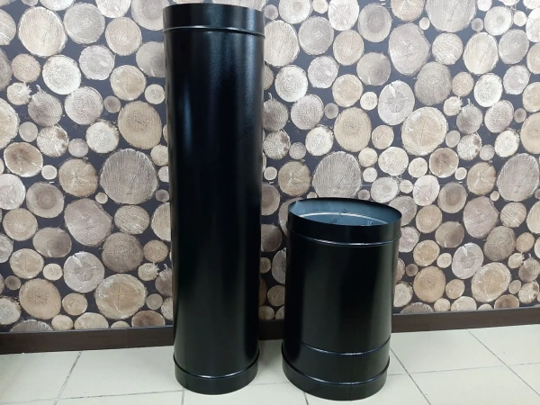 Труба 1 метр и проходной элемент