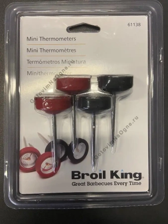 Набор мини-термометров 2 для стейков+2 для курицы, BROIL KING