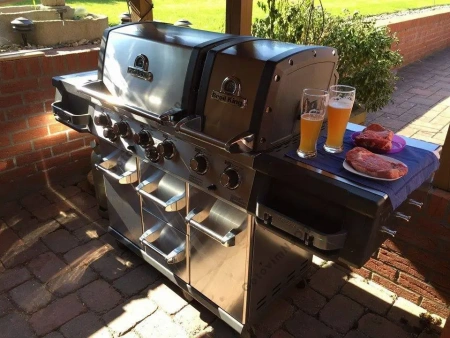 Газовый гриль BROlL KING Imperial S 690 IR с вертелом и ИК конфоркой