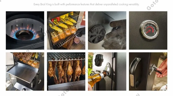 Газовая коптильня BROIL KING Vertical Gas Smoker, 4,4кВт.