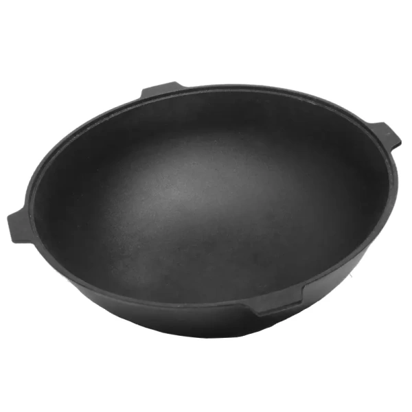 Казан 18 литров чугунный  с алюминиевой крышкой  (Татарстан)