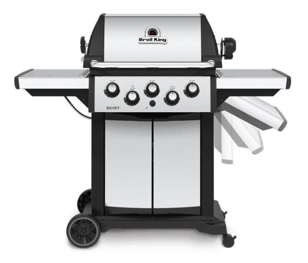 Газовый гриль BROIL KING Signet S 390 с вертелом и конфоркой 