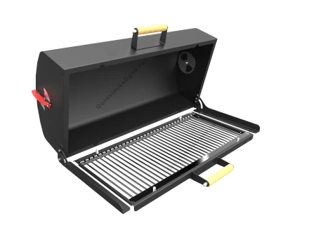 Гриль-мангал "Редлайнер" с ВЫСОКОЙ крышкой и решеткой барбекю