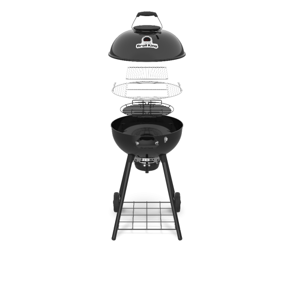 Угольный гриль BROIL KING Crown Kettle 57, решетка из нержавеющей стали, съемник
