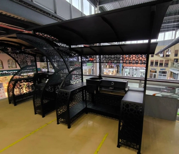 Барбекю комплекс АВИОР М-2 Ар-деко с печь-мангалом Октант-12