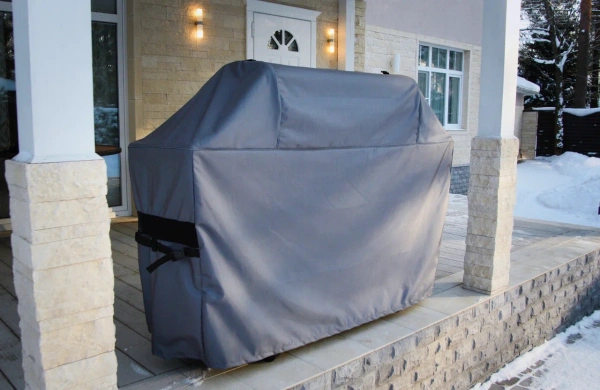 Чехол L-134 Премиум для газ.грилей NAPOLEON Rogue 425 PRO, серый Оксфорд 1680D (Готовим на огне)