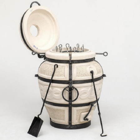 Тандыр "Есаул" с откидной крышкой