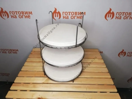 Этажерка с бортиками 3-х ярусная, Большая
