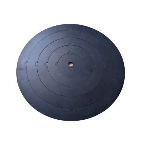 Плита стальная с 5-ю кольцами, 5мм, для печи под казан 375-410мм