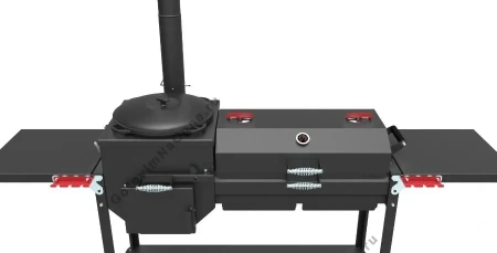 Крышка-Гриль с чугунной решёткой для мангала "ИСКАНДЕР 400"