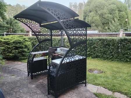 Барбекю комплекс АВИОР М-2 Ар-деко с печь-мангалом Октант-12