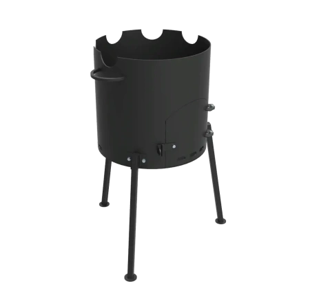 КОМПЛЕКТ: Печь "Кайзер-12Д" + Казан 12л. (Татарстан)