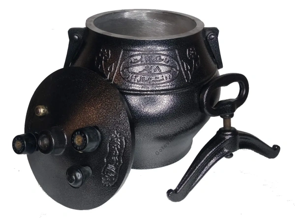 Афганский казан черный, алюминиевый, 8л.