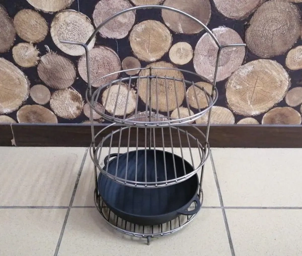 Этажерка с бортиками 3-х ярусная, Средняя