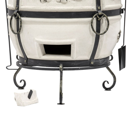 Тандыр "Степной" с откидной крышкой и подставкой