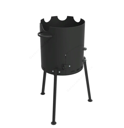 КОМПЛЕКТ: Казан 8л. (Узбекистан) + Печь "Кайзер-8Д"