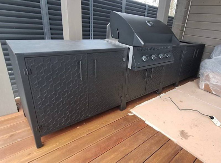 Встраиваемый газовый гриль NAPOLEON Big-32 Phantom с вертелом