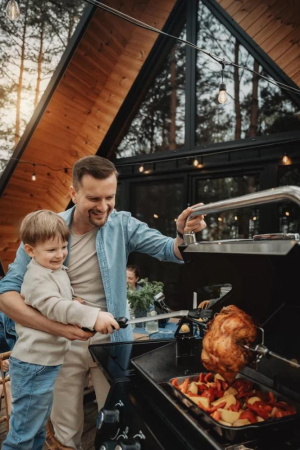 Газовый гриль BROIL KING Royal Shadow 340 с конфоркой                          