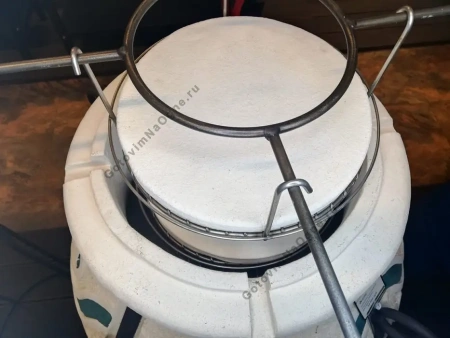 Керамический камень для выпечки в тандыре 28см.