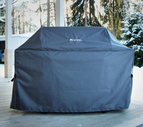 Чехол XXL-170 Премиум для газ.грилей NAPOLEON Rogue 625 PRO, серый Оксфорд 1680D (Готовим на огне)