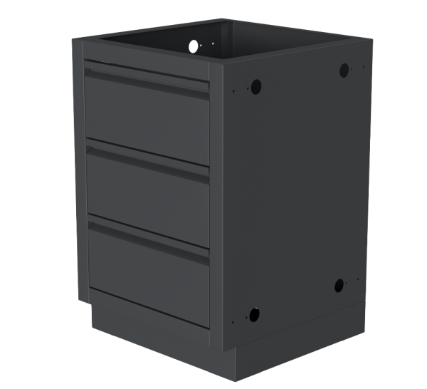 Тумба c тремя выдвижными ящиками