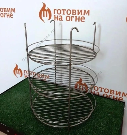 Этажерка с бортиками 3-х ярусная, Большая