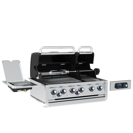 Встраиваемый газовый гриль BROIL KING Imperial QS 690 BL, управление iQue