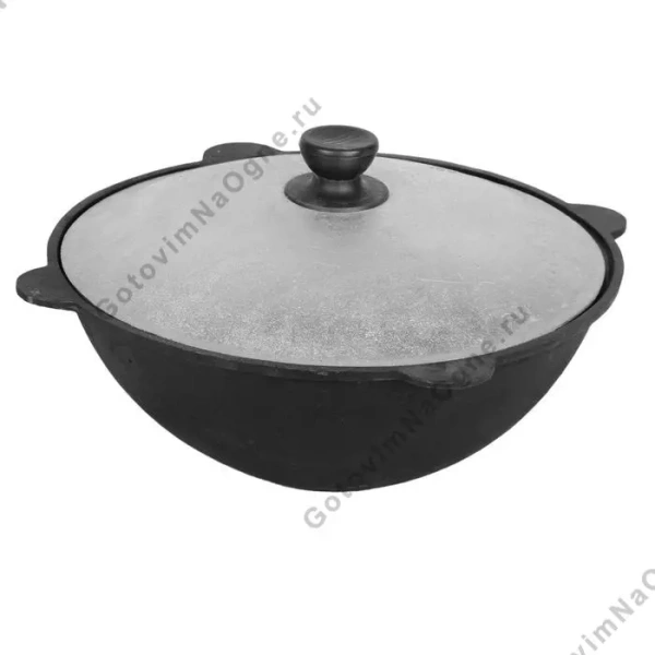 КОМПЛЕКТ: Казан 8л. (Узбекистан) + Печь "Кайзер-8Д"