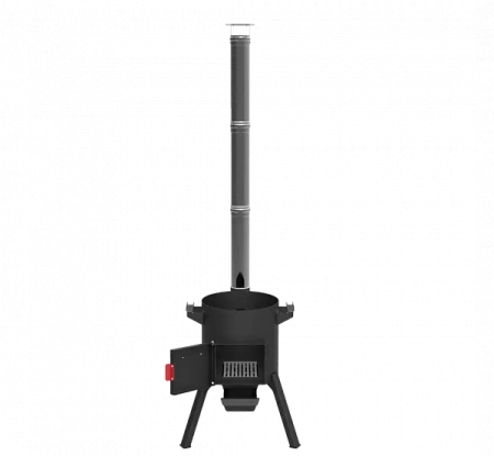 КОМПЛЕКТ: Казан 12л. крышка-сковорода (Беларусь) + Печь "Берель 400К NEW"