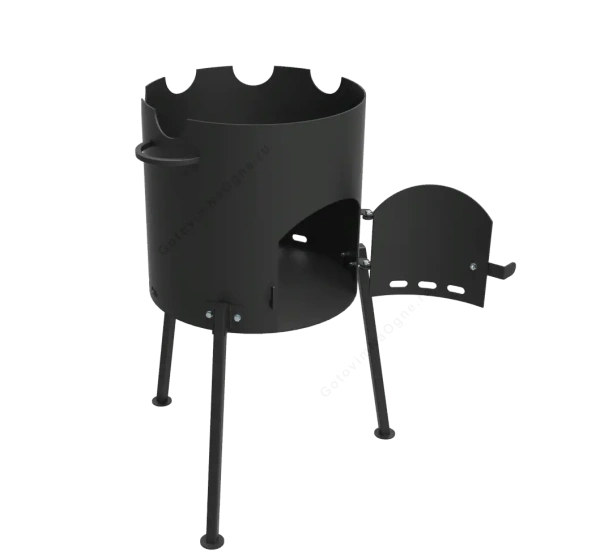 Печь под казан 12 литров "Кайзер-12Д"  (d=40см)