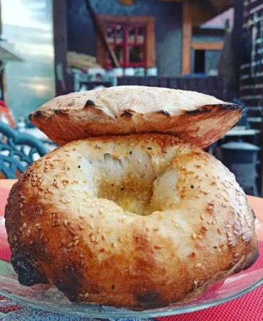 Набор для приготовления лепешек в тандыре (2 рукавицы, подушка, чекич, щипцы)