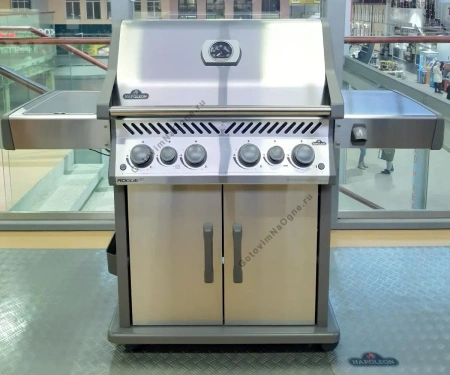 Газовый гриль NAPOLEON Rogue-525 SE c ИК конфоркой (нерж. сталь)