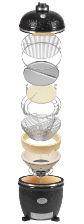  Керамический гриль MONOLITH LeChef PRO 2.0 Black