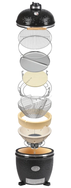  Керамический гриль MONOLITH LeChef PRO 2.0 Black