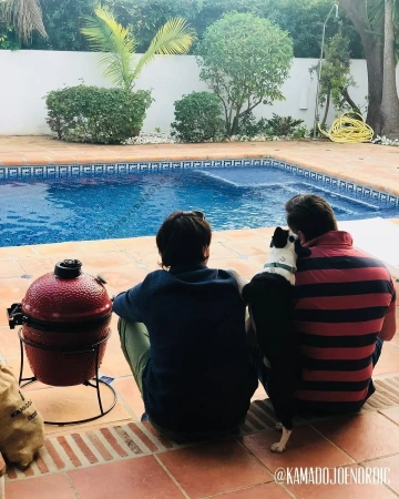 Керамический угольный гриль KAMADO JOE Junior 34см.