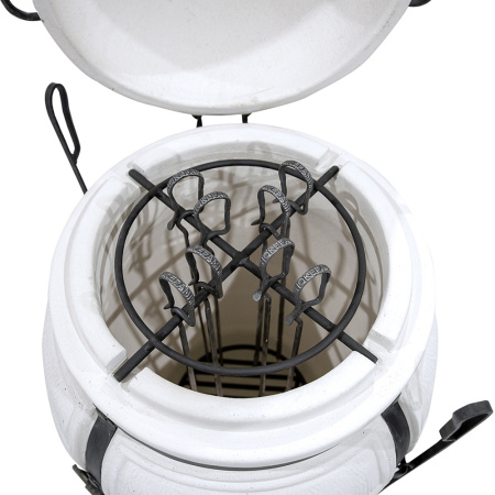 Тандыр "Гектор" с откидной крышкой + подставка