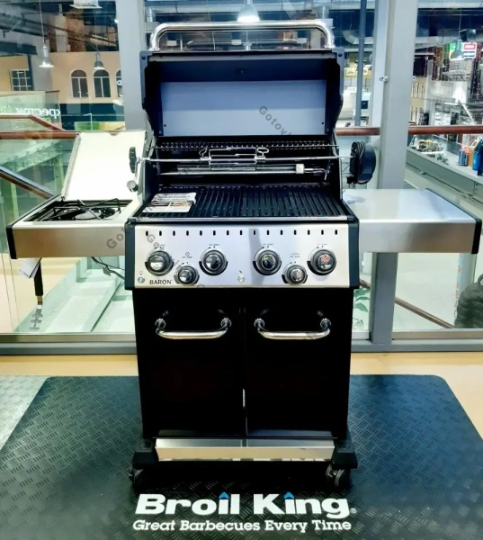 Газовый гриль BROIL KING Baron 490 NEW c вертелом и конфоркой